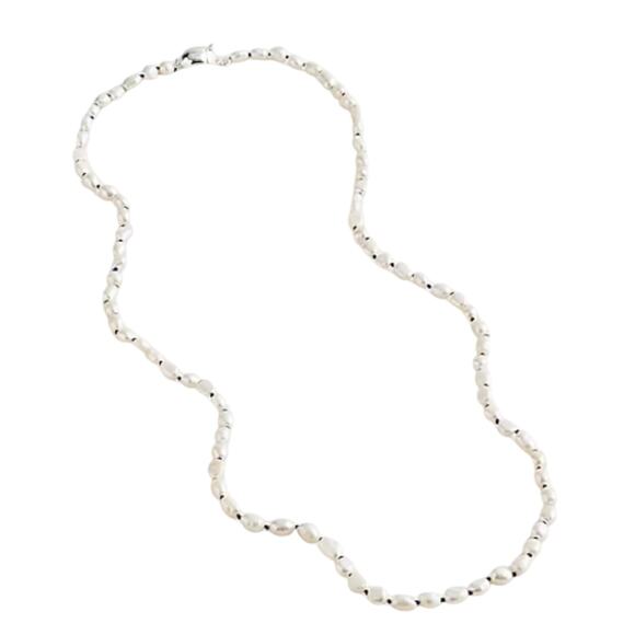 J. Crew Long Freshwater Pearl Necklace NEW - Picture 1 of 3